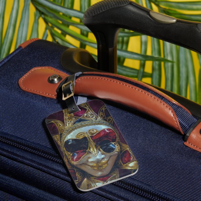 My Happy Face Luggage Tag (Front Insitu 1)