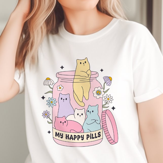 My Happy Pills Cute Cats Tri-Blend Shirt (Creator Uploaded)