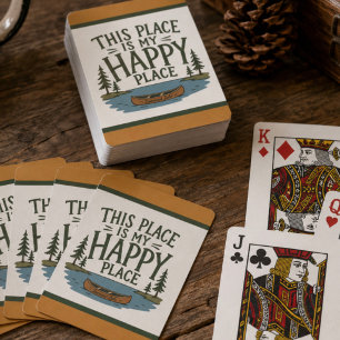 My Happy Place Deerwood Lake Playing Cards