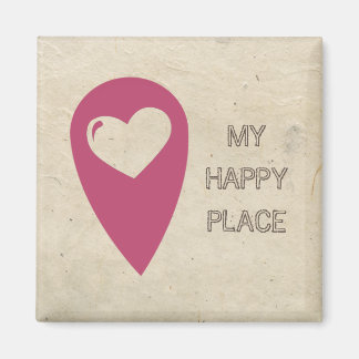 My happy place magnet