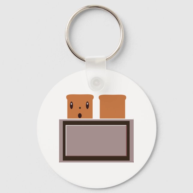 My Happy Toaster Key Ring (Front)