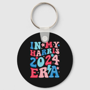 My Harris Era Groovy Kamala Us 2024 Election Key Ring