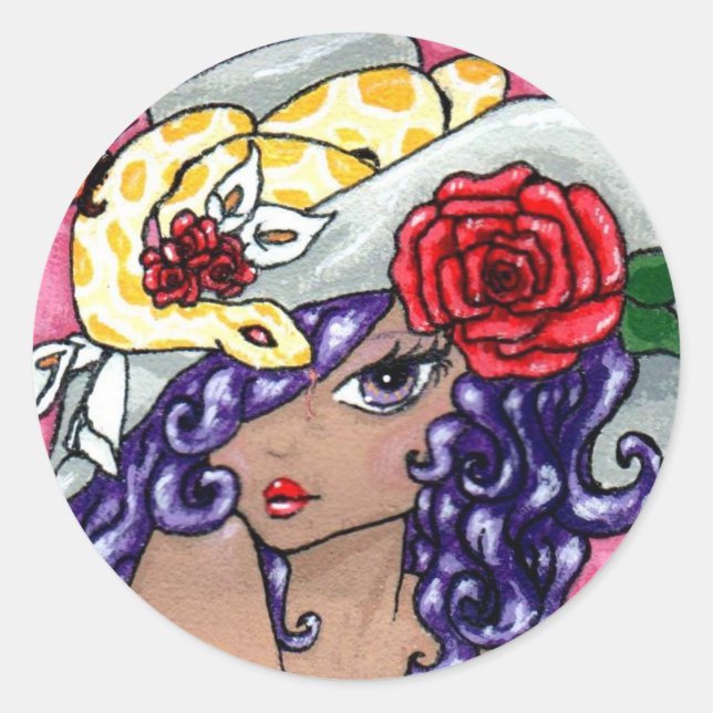 "My Hat Is Fabulous!" Sticker (Front)