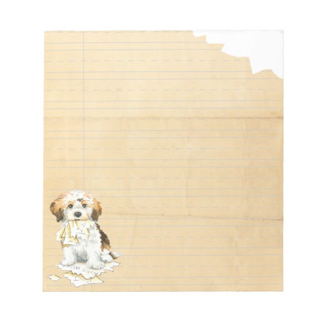 My Havanese Ate My Homework Notepad (Front)