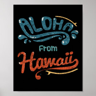 My Hawaiian Shirttropical Luau Costume Party Tee Poster