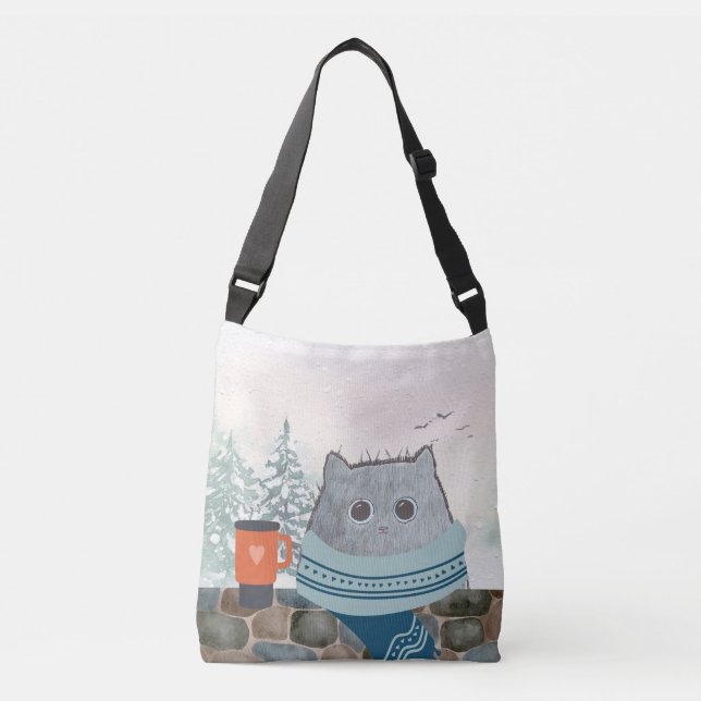 My Head in the Sky Crossbody Bag (Front)