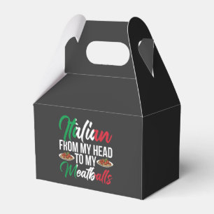 My Head To My Meatballs Favour Box