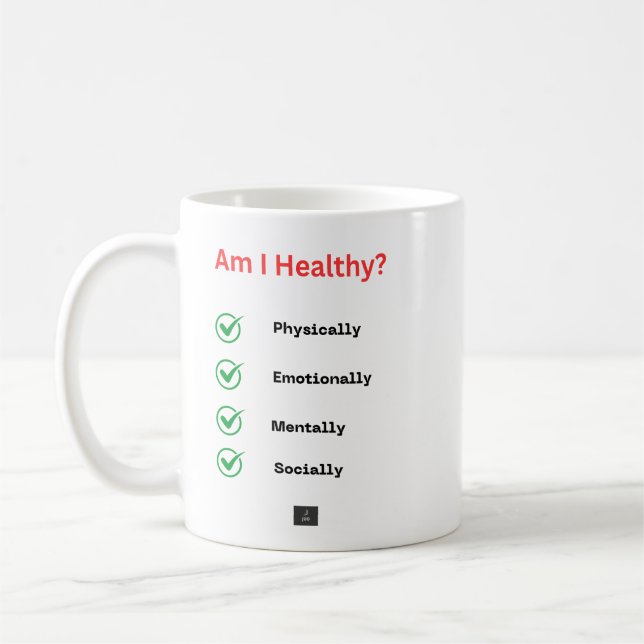 My health coffee mug (Left)