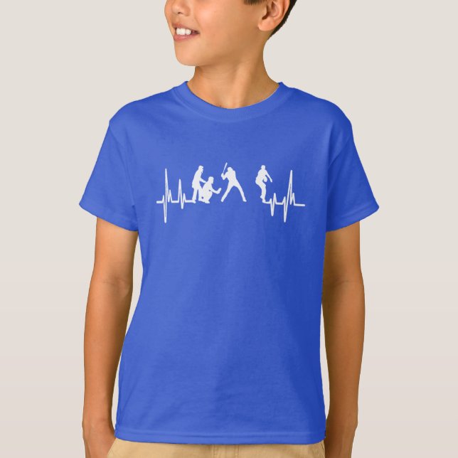 My Heart Beats For Baseball T-Shirt (Front)