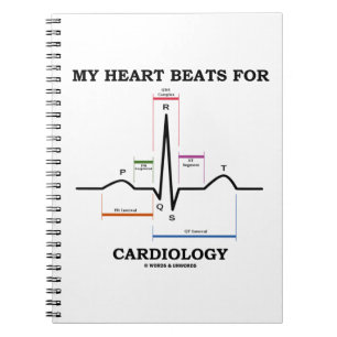 My Heart Beats For Cardiology (ECG / EKG) Spiral Notebook