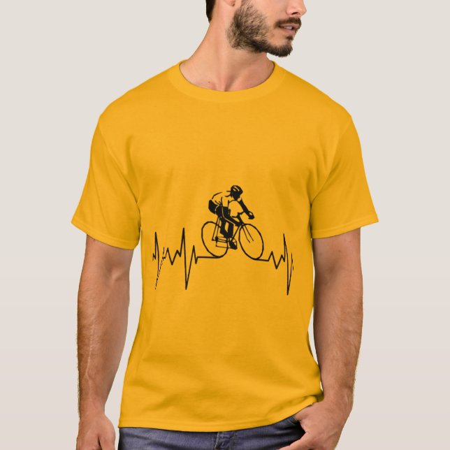 My Heart Beats For Cycling T-Shirt (Front)