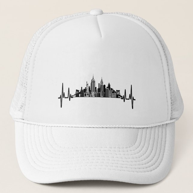 My Heart Beats For New York Hat (Front)
