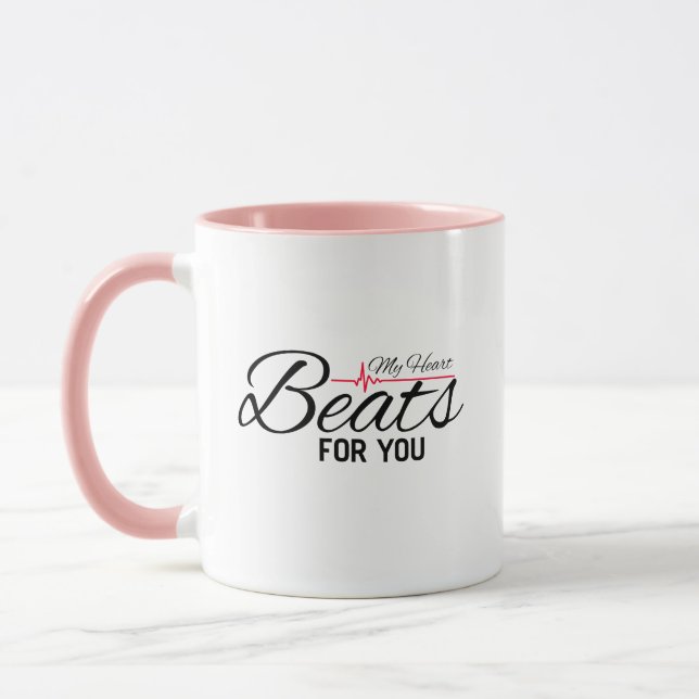 My Heart Beats for You Mug (Left)