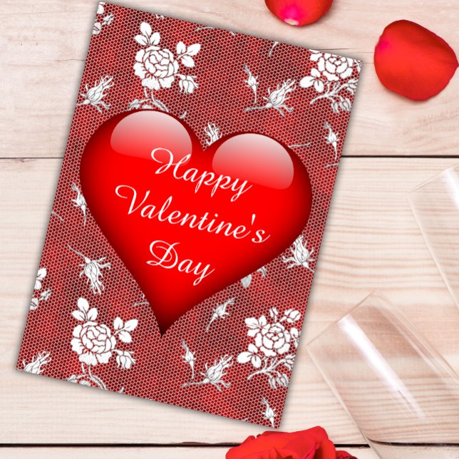 My Heart Beats for You Valentine Card (Creator Uploaded)