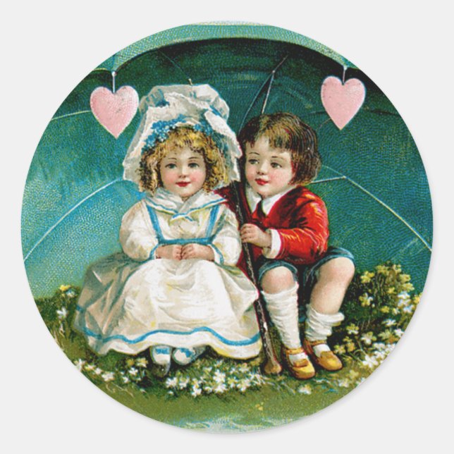 My Heart Beats Warm... Classic Round Sticker (Front)