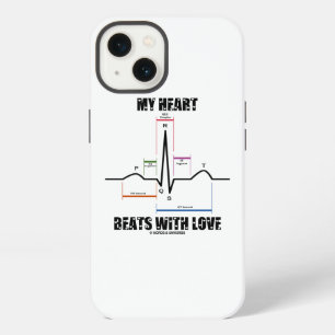 My Heart Beats With Love Electrocardiogram ECG iPhone 13 Case