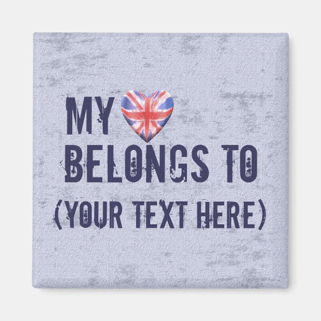 My Heart Belongs Magnet (Front)