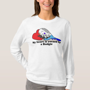 My heart belongs to a blue budgie T-Shirt