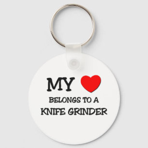 My Heart Belongs To A KNIFE GRINDER Key Ring