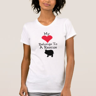 My Heart Belongs To A Rescue Mini Pig T-Shirt