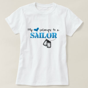 My Heart Belongs To A Sailor T-Shirt