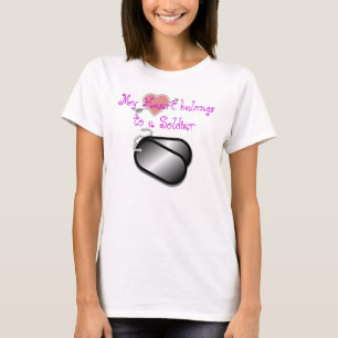 My Heart Belongs To A Soldier Love Art T-Shirt