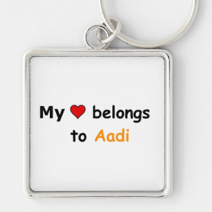 My heart belongs to Aadi Key Ring