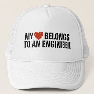 My Heart Belongs To an Engineer Trucker Hat