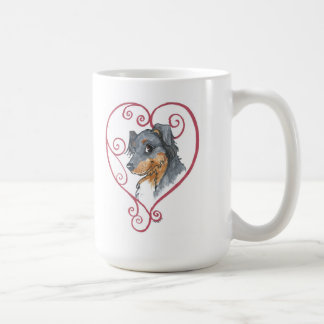 My heart belongs to an English Shepherd Coffee Mug