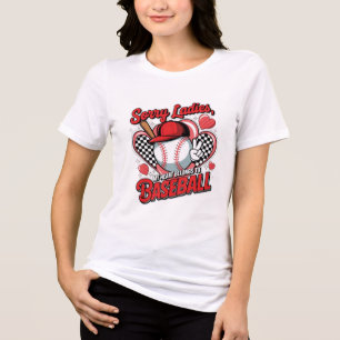 My Heart Belongs to Baseball Tri-Blend Shirt
