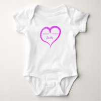 My Heart Belongs to Daddy Customisable  Baby Bodys
