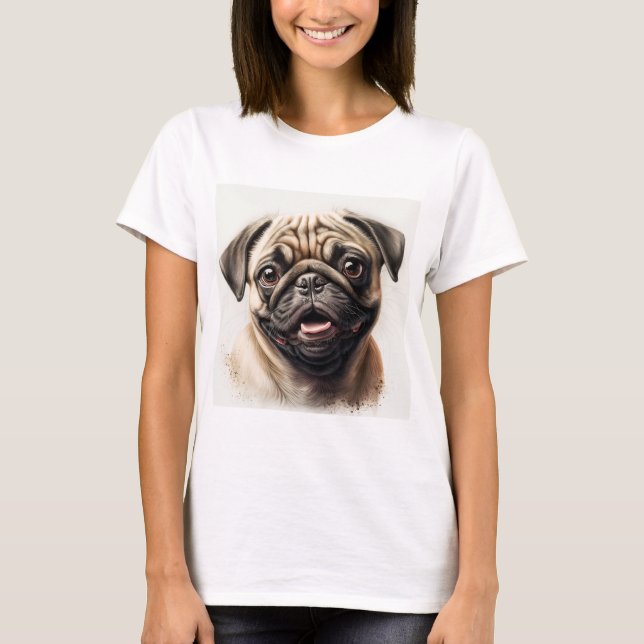 My Heart Belongs To Dog Lover Pet Photo gift T-Shirt (Front)