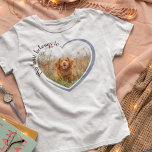 My Heart Belongs to Dog Photo T-Shirt<br><div class="desc">This cute heart-shaped photo design makes the perfect gift! **PLEASE READ BEFORE ORDERING** 1. If you make changes and the design is cropped or doesn't look right on the screen please use the Live Design Service to help you fix it. 2. Your order goes directly to the printers. What you...</div>