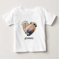 My Heart Belongs To Grammy Personalise Baby Photo 