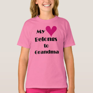 My Heart Belongs to Grandma T-Shirt