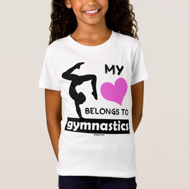 My Heart Belongs to Gymnastics T-Shirt (Front)