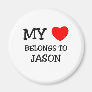 My Heart Belongs to Jason Magnet