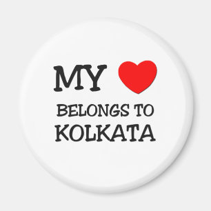 My heart belongs to KOLKATA Magnet