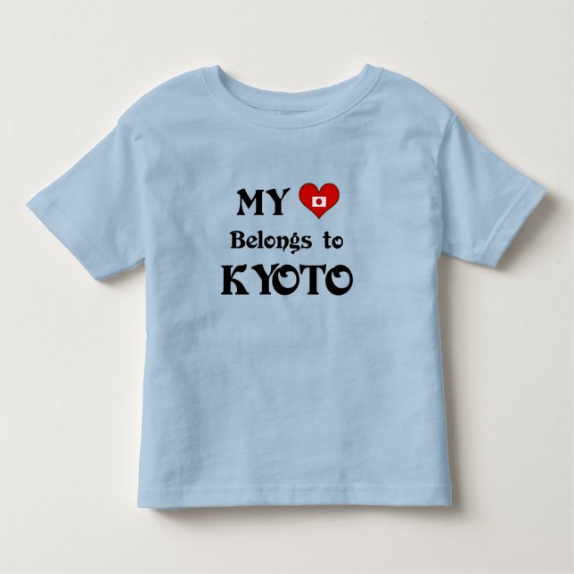 My Heart Belongs to Kyoto Toddler T-Shirt (Front)