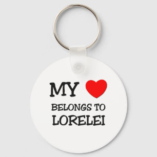 My Heart Belongs To LORELEI Key Ring
