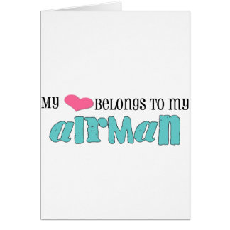 My heart belongs to my airman card