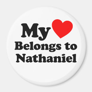 My Heart Belongs to Nathaniel Magnet