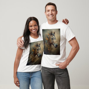 My Heart Belongs To Personalised Natural Horse T-Shirt
