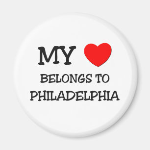 My heart belongs to PHILADELPHIA Magnet