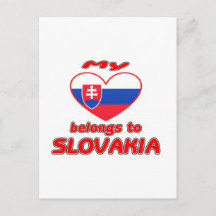 My heart belongs to Slovakia Postcard
