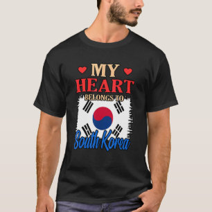 My Heart Belongs To South Korea T-Shirt