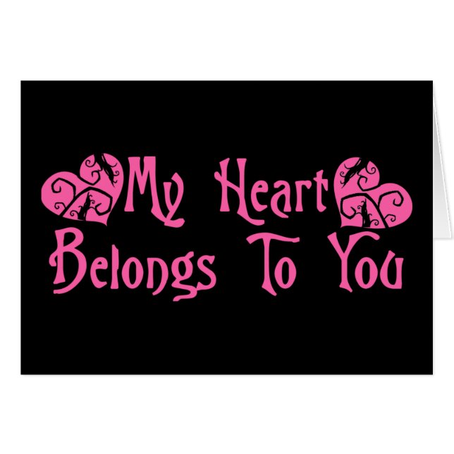 My Heart Belongs To You (Front Horizontal)