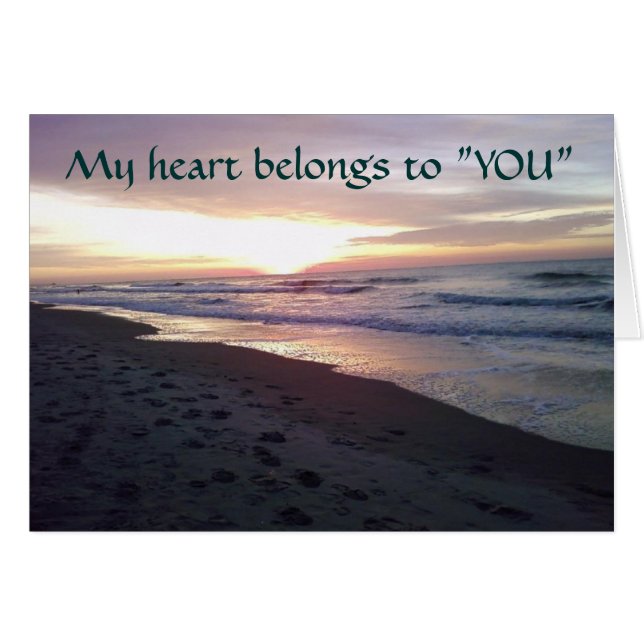 MY HEART BELONGS TO "YOU" (ONLY YOU) (Front Horizontal)