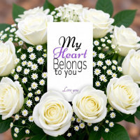 My Heart Belongs to You Romantic Personalised