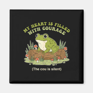 My heart courage grammar nerds writers  magnet
